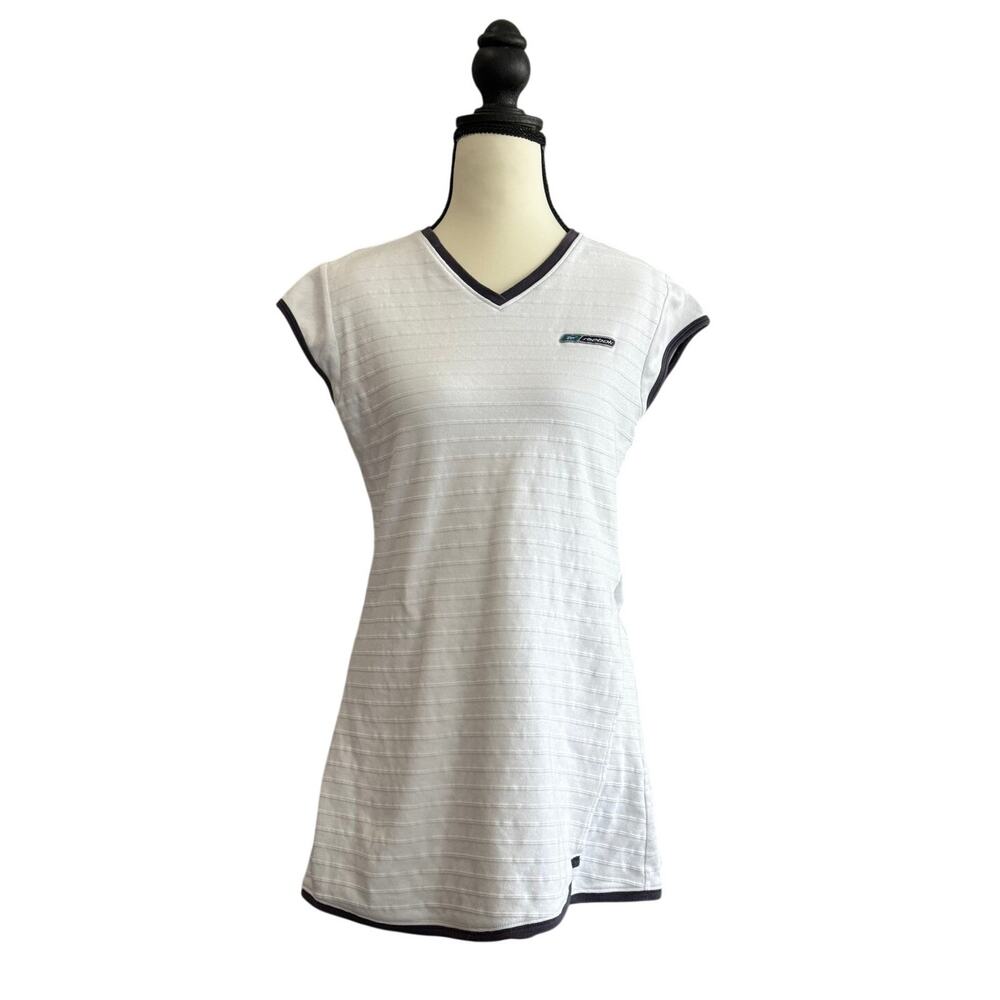 Y2K Reebok Tenniscore Athletic Dress Sporty Cotton Mini Dress Size M Womens Mini